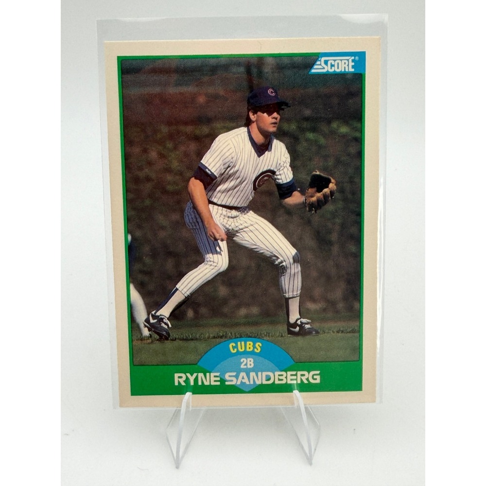 1989 Score Ryne Sandberg Chicago Cubs Baseball Card #35 NM
